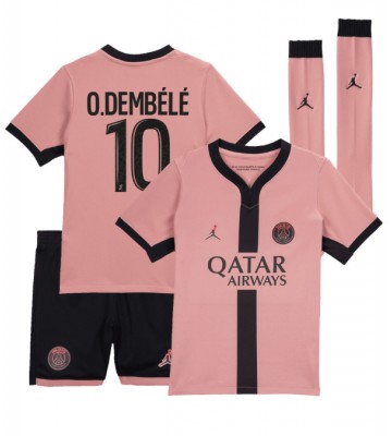 Paris Saint-Germain Ousmane Dembele #10 Tredje Kläder Barn 2024-25 Kortärmad (+ Korta byxor)